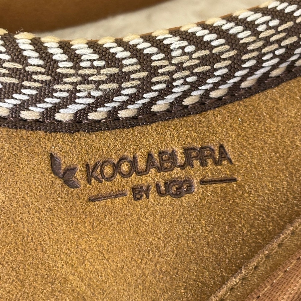 KOOLABURRA BY UGG Burree Slipper Chestnut Tan Women Size 5 Suede Slip On Comfort - Picture 2 of 11